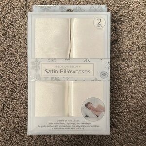 Satin Pillowcases - White
